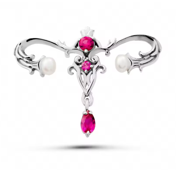 Luxury Womb Brooch